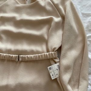 Zara Creme Dress with Belt